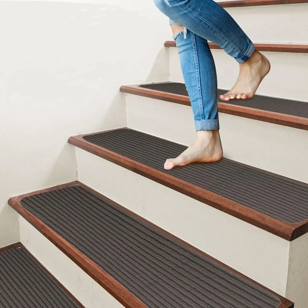15-PCS Non-Slip Carpet Stair Treads for Wooden Steps 8